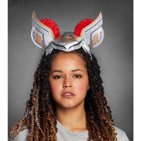 NWT Disney Marvel Mighty Thor Love &Thunder Mickey Mouse Ears Headband Adults OS - Picture 1 of 9